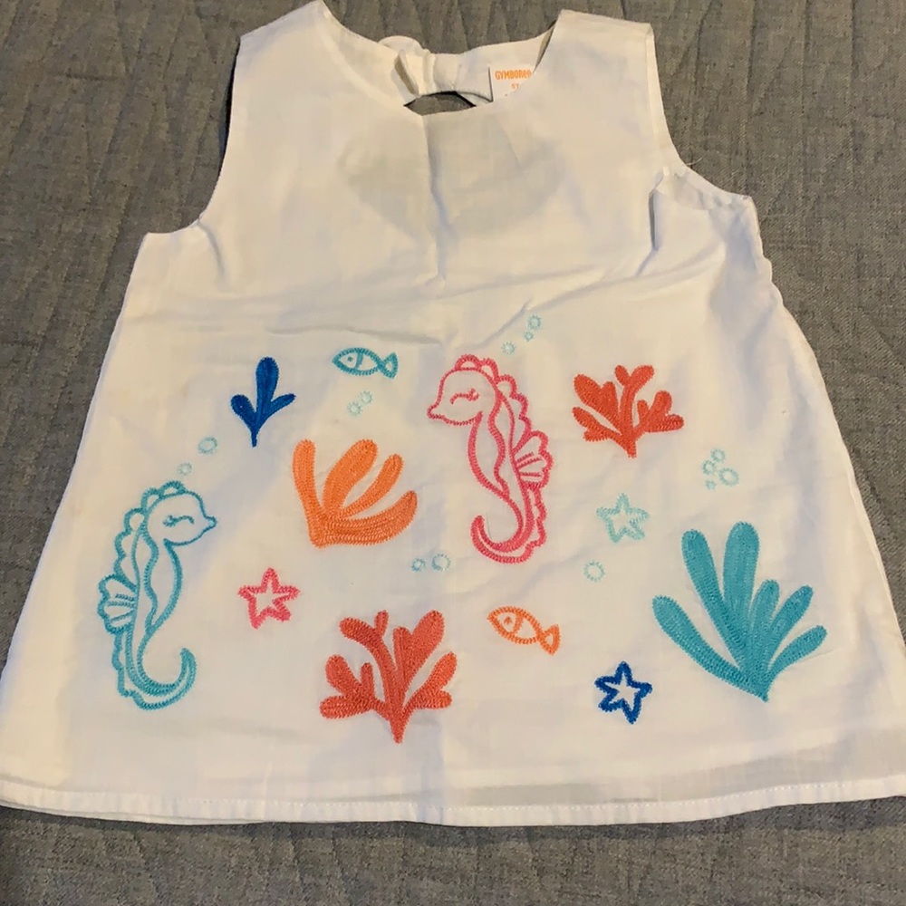 Girls cotton summer top.  NWOT.  Size 5T